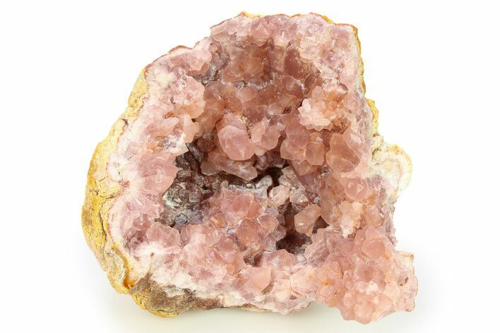 Rosy Pink Amethyst Geode Section - Argentina #296790